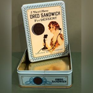 Vintage Oreo Cookie Tin